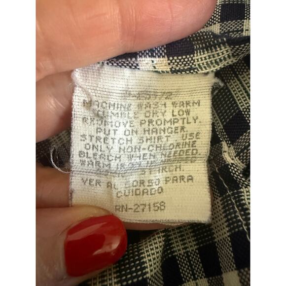 Vtg Loafers By Reed St James Classic Men's XL Long Sleeve Plaid Button Up Shirt - Picture 5 of 9